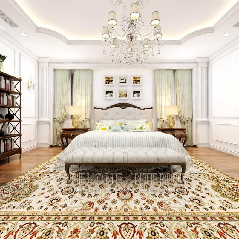 Chọn mua giường ngủ tân cổ điển gỗ óc chó tại hà nội hãy chọn Morehome bạn nhé! Mẫu giường ngủ gỗ óc chó tự nhiên sang trọng