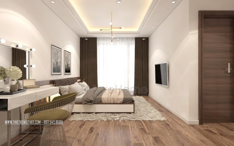 Thiết kế phòng ngủ hiện đại
