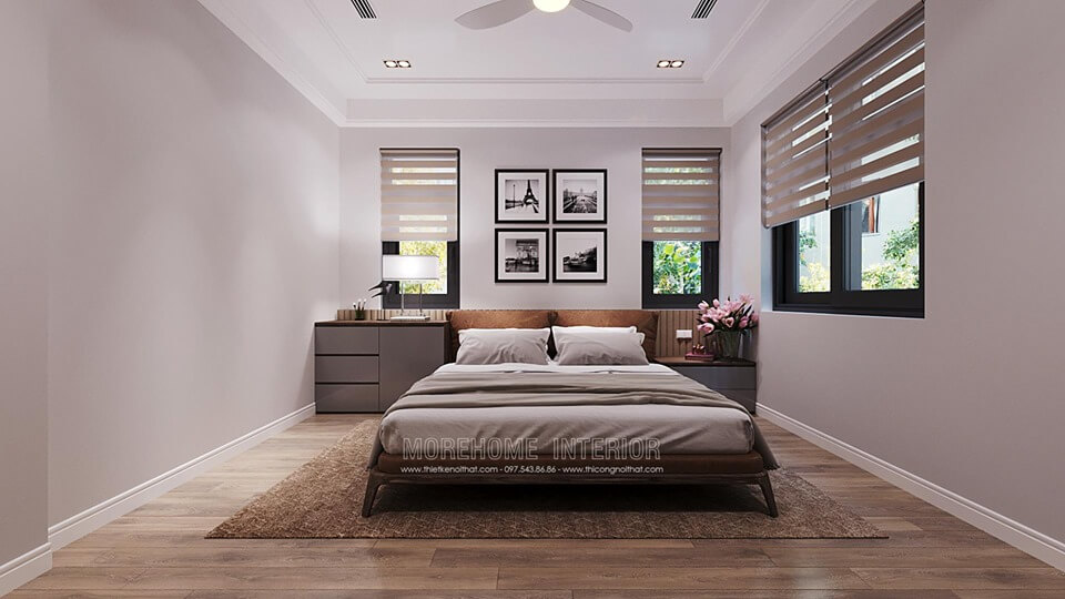 Giường ngủ gỗ óc chó tự nhiên Giường gỗ óc chó tự nhiên