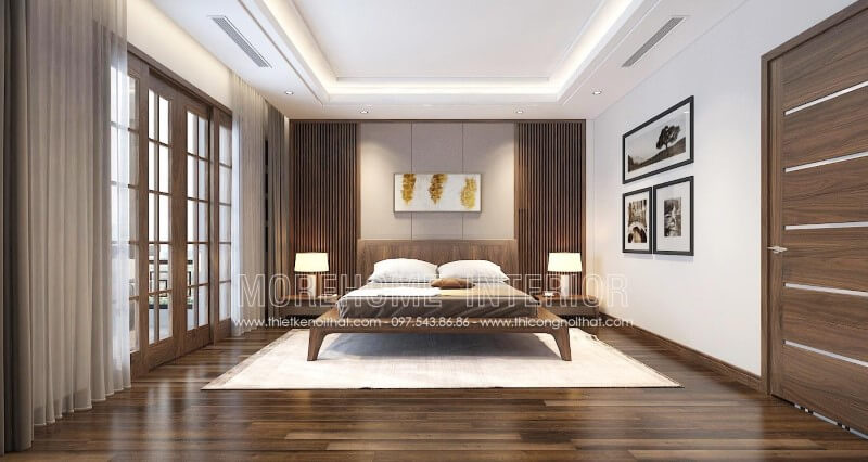 Giường ngủ gỗ óc chó tự nhiên Giường gỗ óc chó tự nhiên