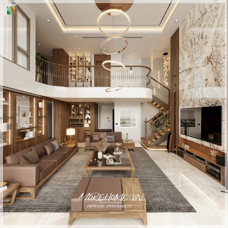 Sofa gỗ chân quỳ