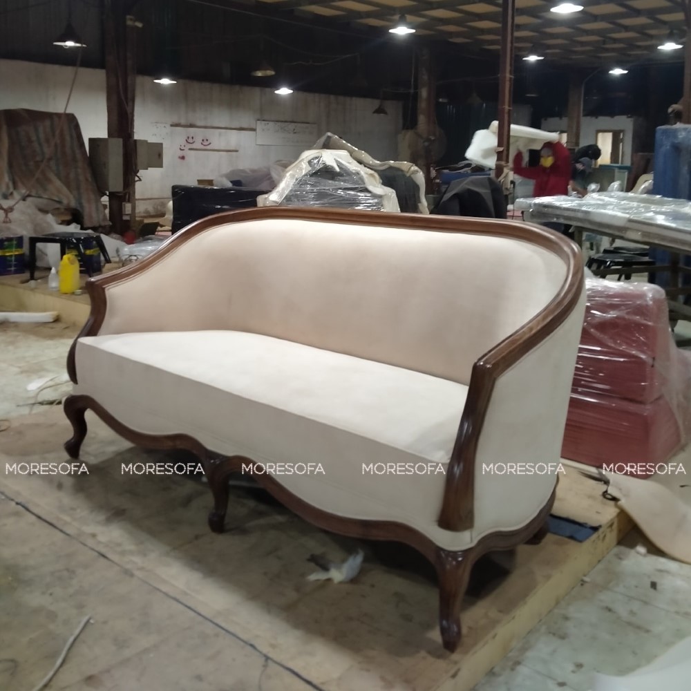 Sofa gỗ nỉ