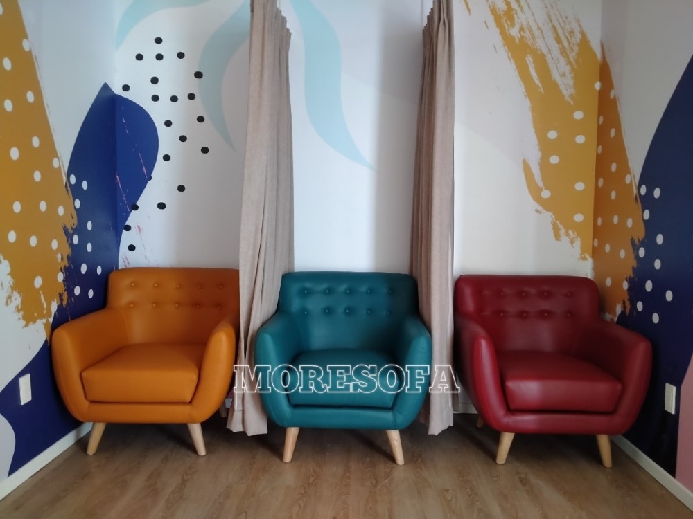 Sofa gỗ da