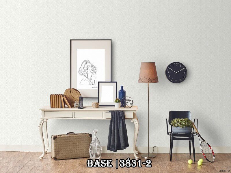 Không gian sang trọng, lịch lãm, được trang trí bởi mẫu giấy dán tường 3831-2.