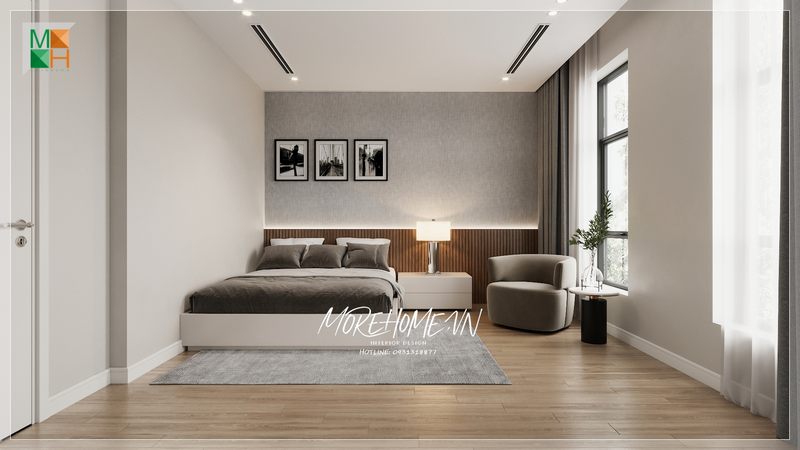Sofa phòng ngủ mang đến cảm giác êm ái, dễ chịu khi sử dụng. Bạn có thể tận dụng làm nơi đọc sách hay thưởng trà lý tưởng.