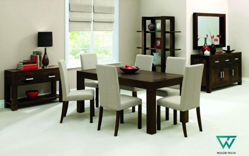 Bàn ăn 6 ghế gỗ óc chó đẹp